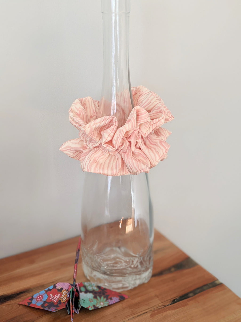 Wavy Silk Ruffle Scrunchie