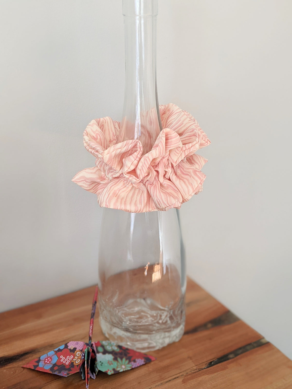 Wavy Silk Ruffle Scrunchie