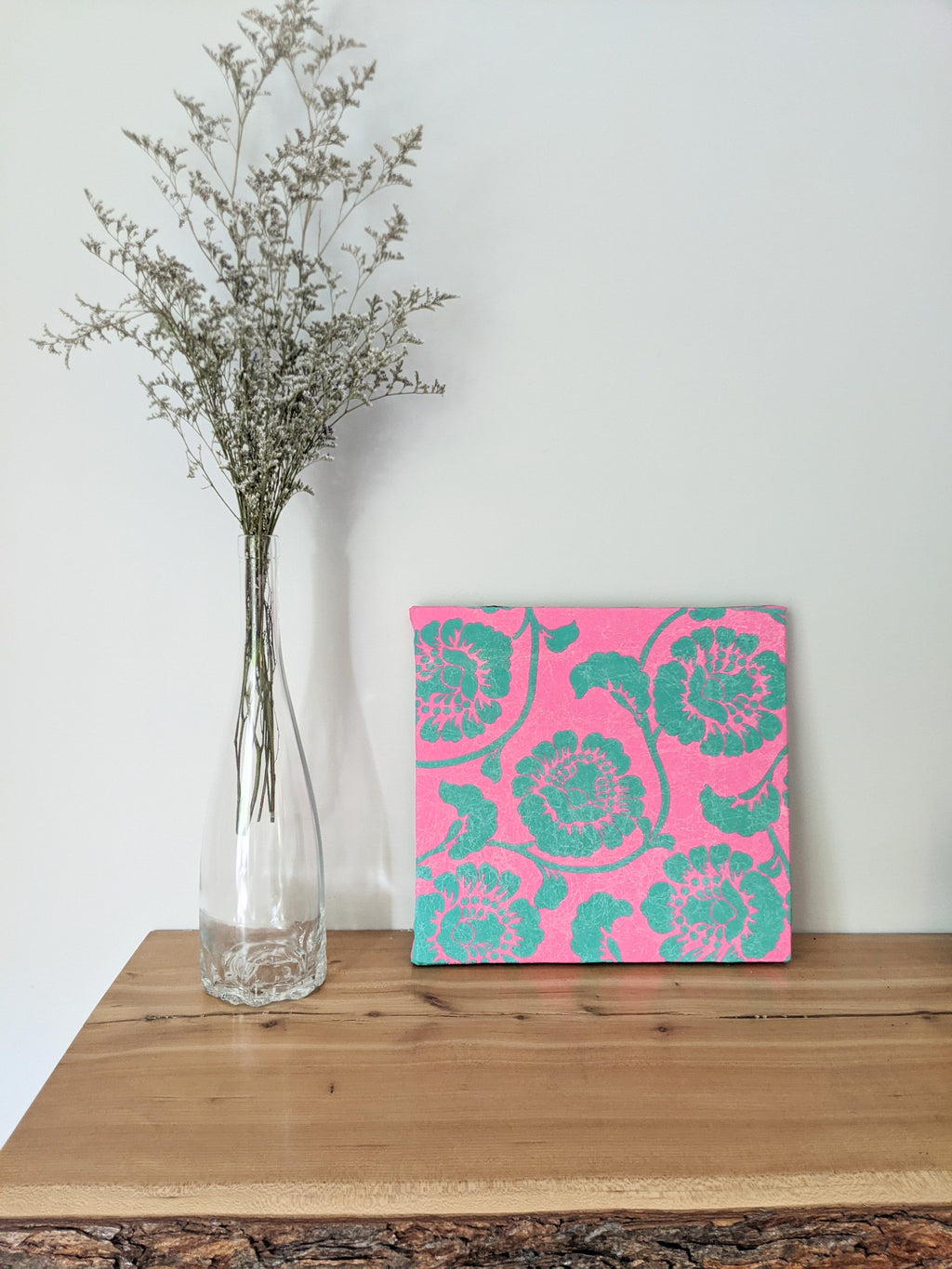 Peony pink wall art