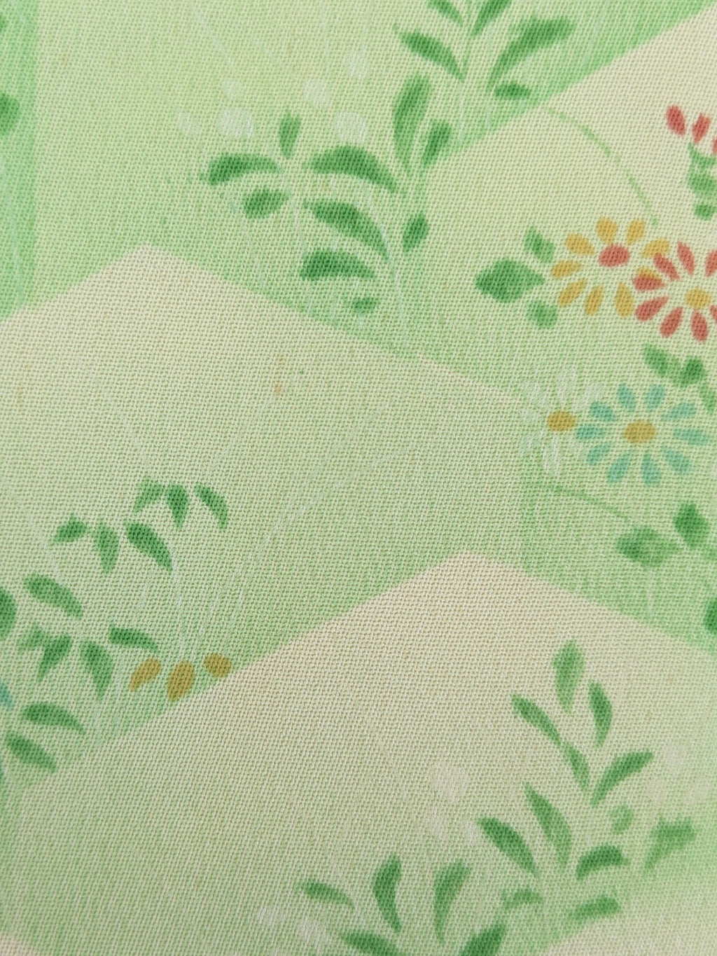 Green floral glasses case