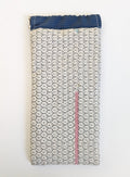 Dotted gray glasses case